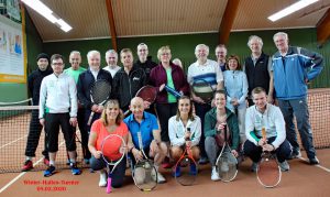 Winter-Hallen-Turnier - Tennisclub Grün-Weiss Hennef Gruppenfoto